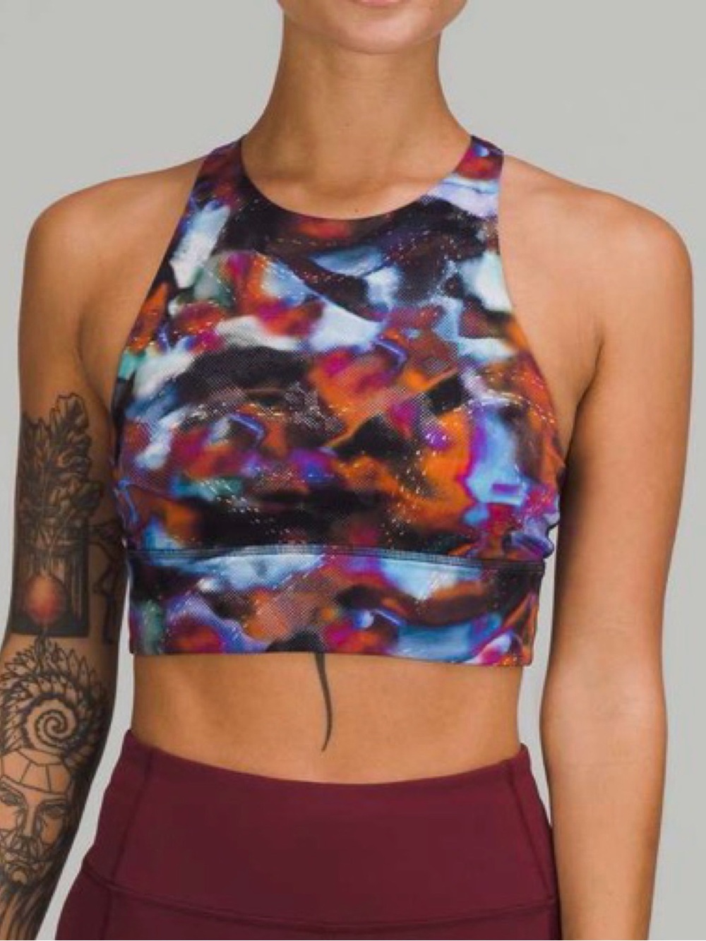 Lululemon Energy High-Neck Longline Tough Sport Bra